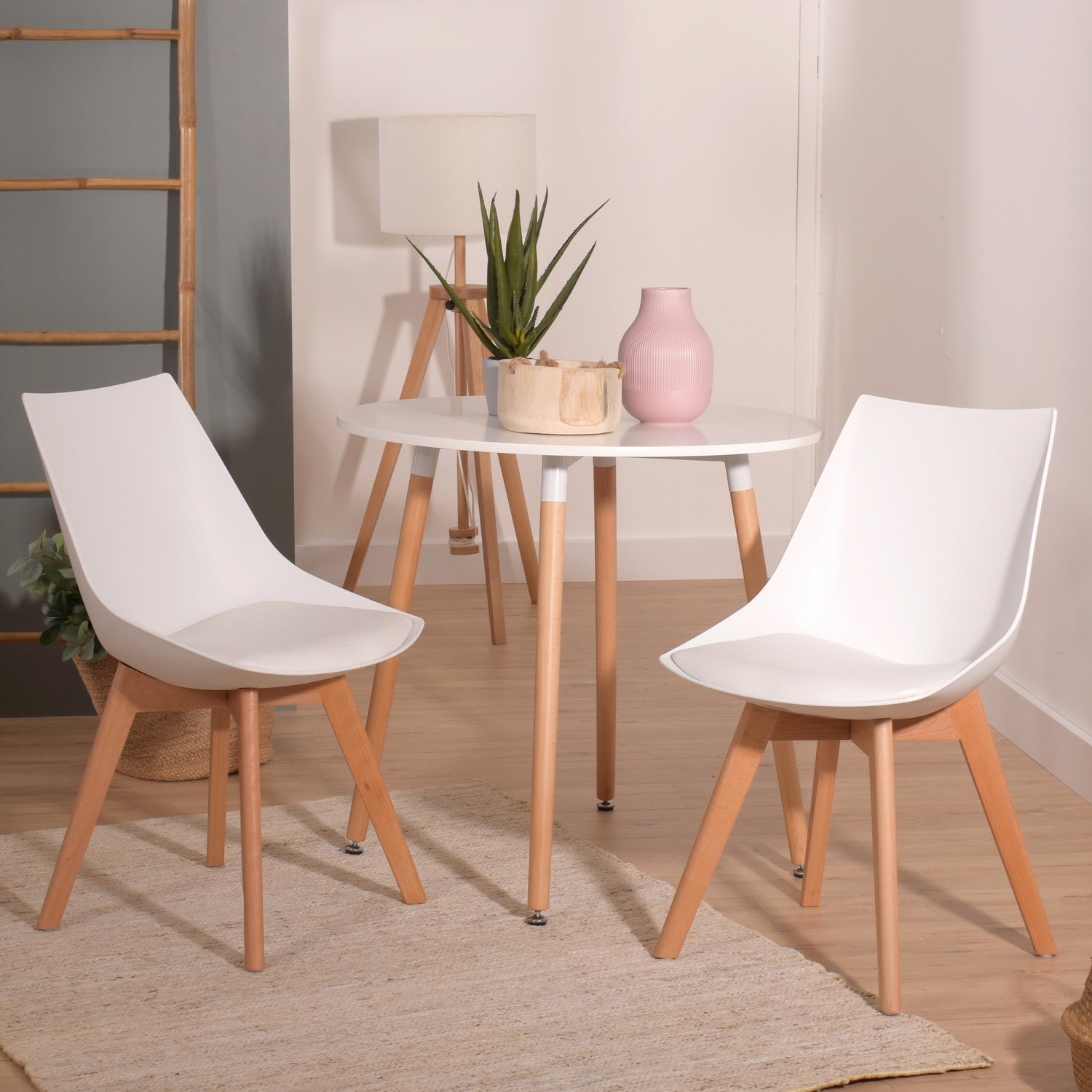 Tash White Dining Chairs