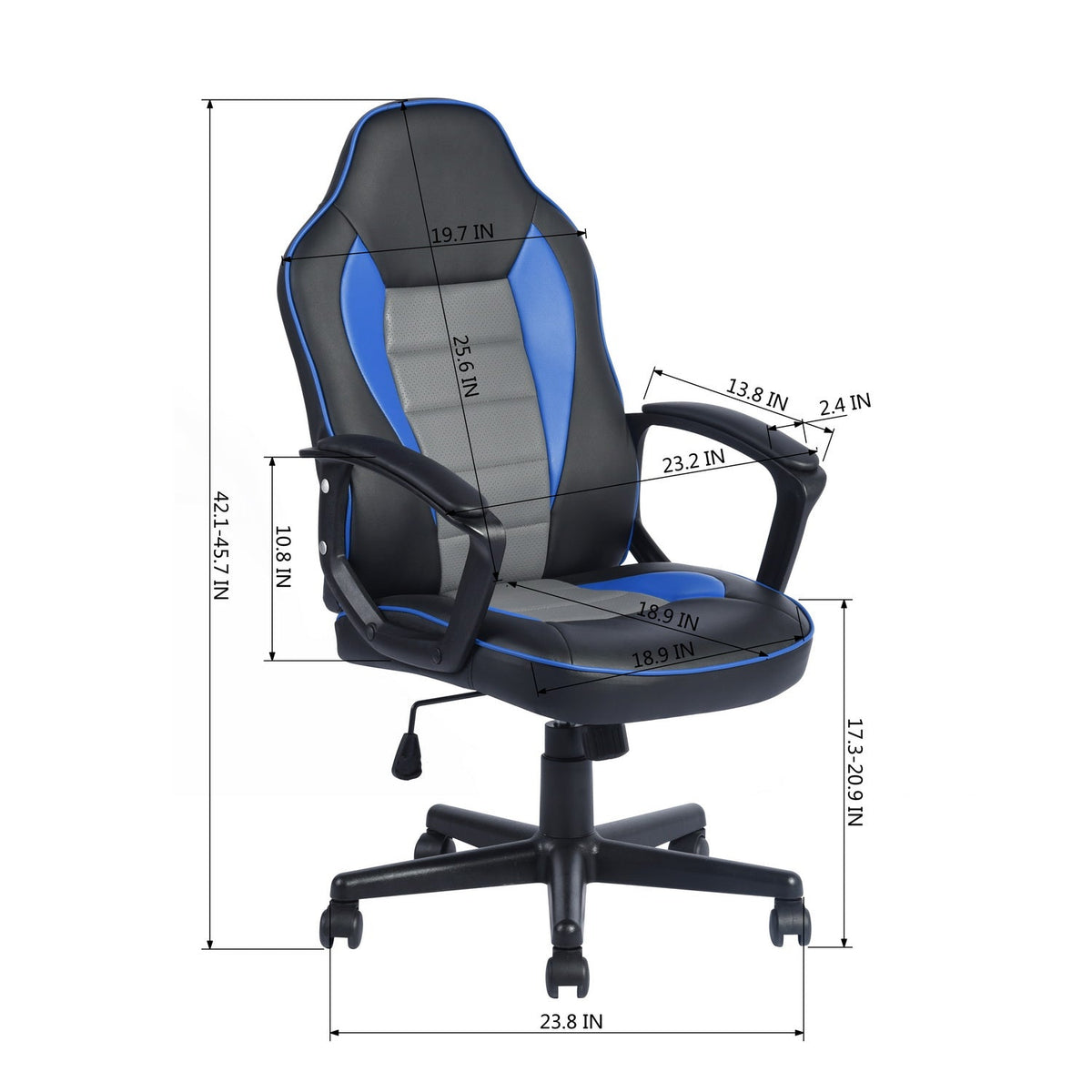 Terrell Blue Game Chairs