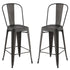 Thocar 29 Gun Metal Bar Stool