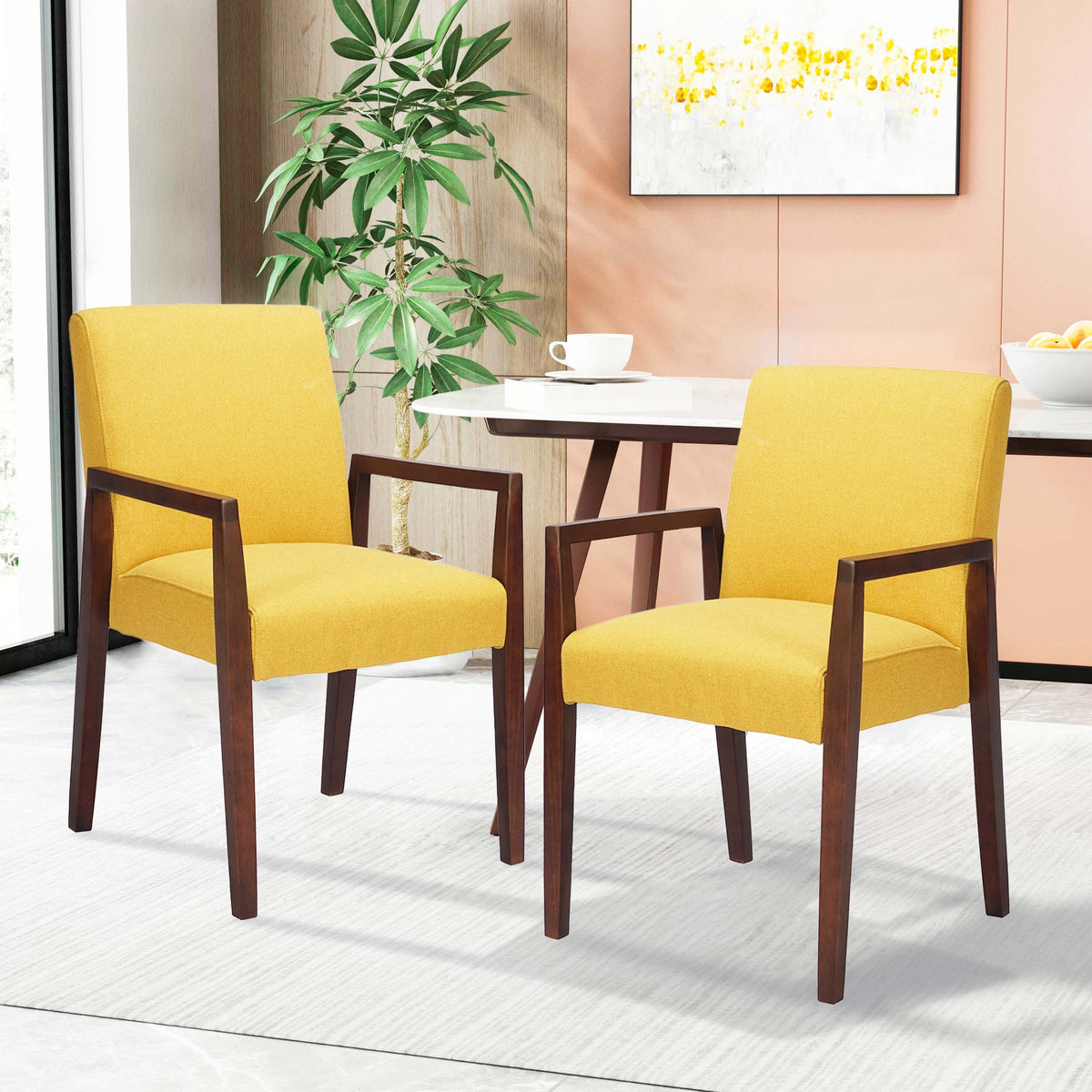 Tremont Yellow Accent Chair