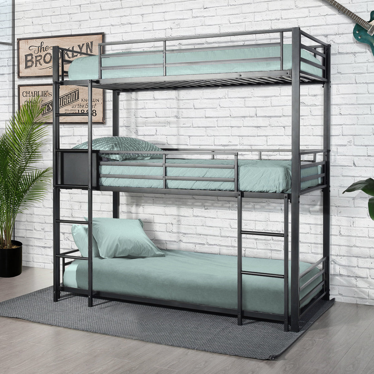 Trio 3 Rectangular Bunk & Loft Bed