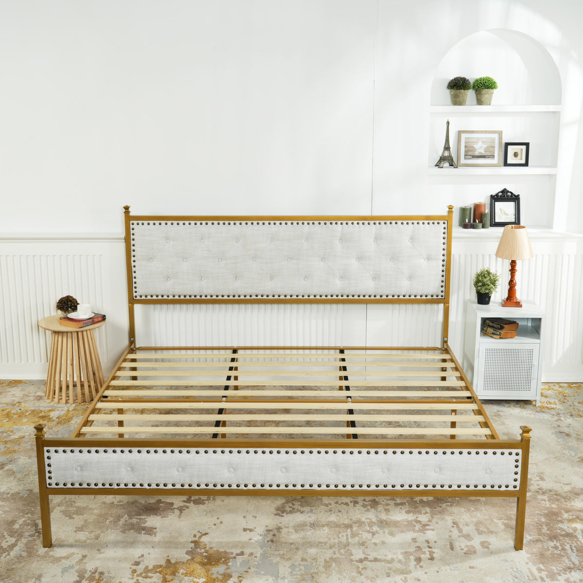 Veleda King Beige Beds