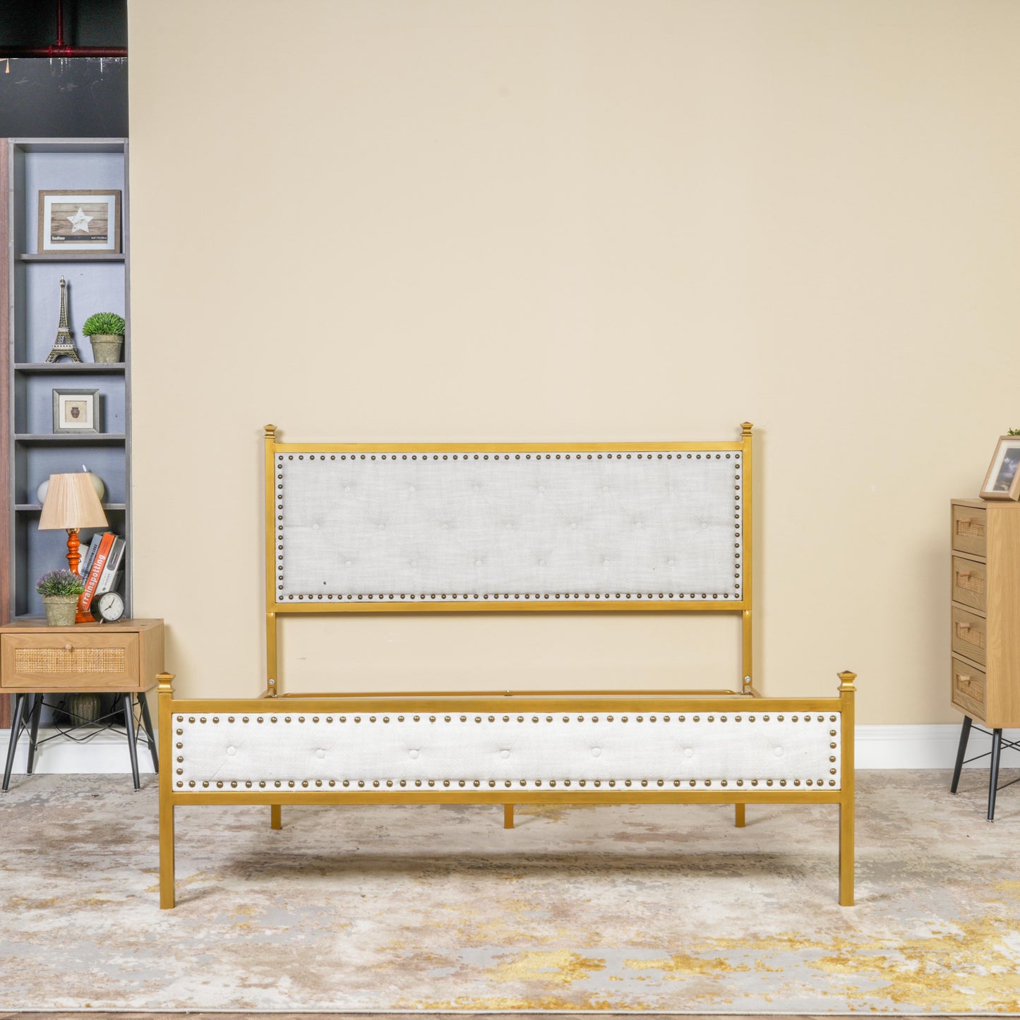 Veleda Queen Beige Beds