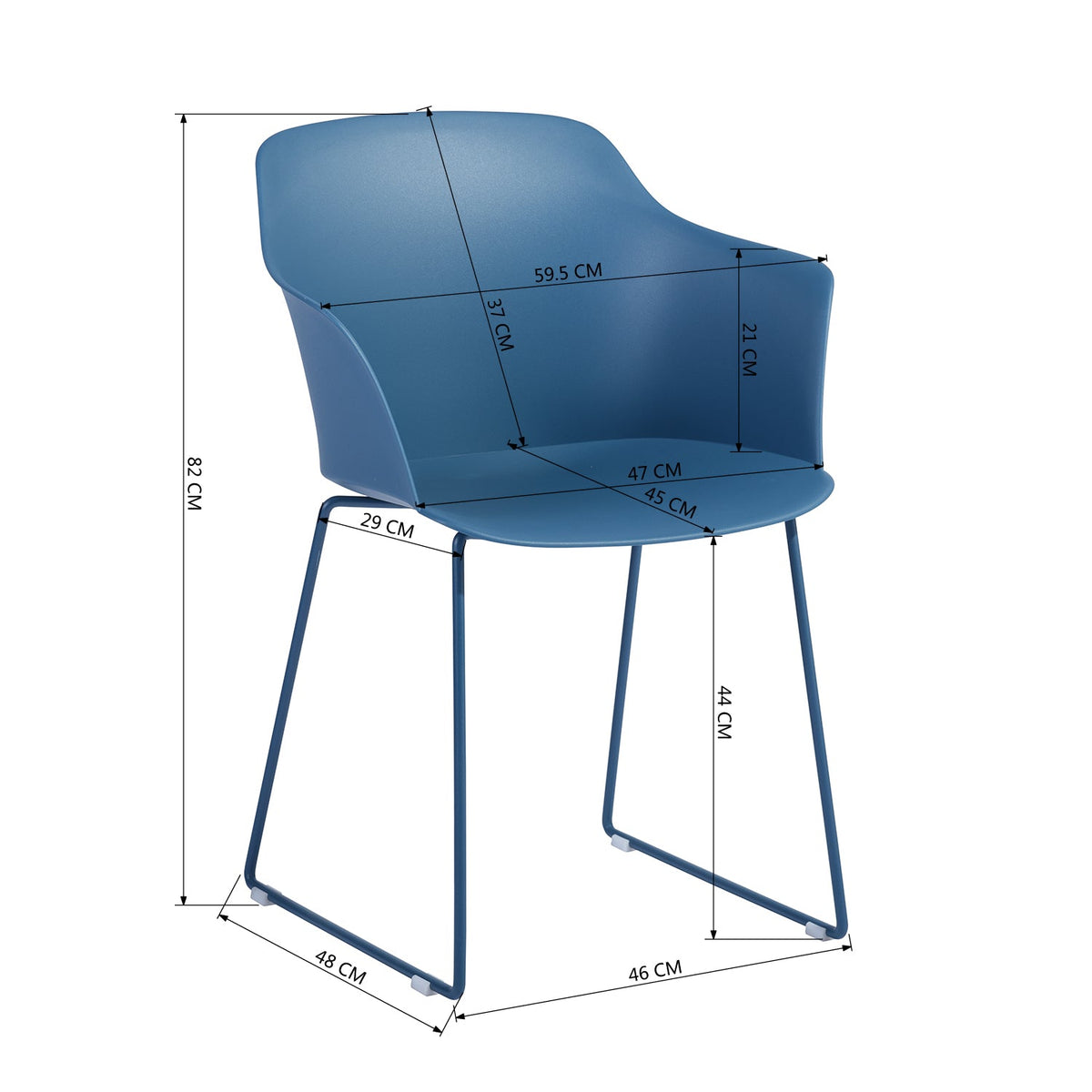 Viy Blue Dining Chairs