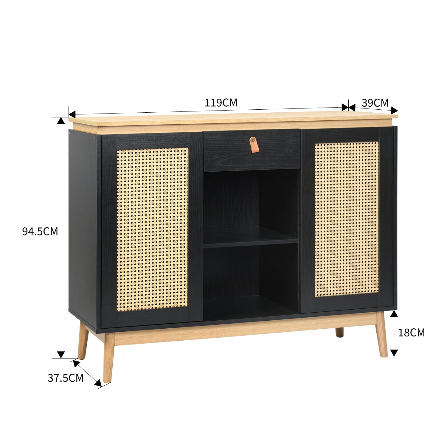 Wakuri Rattan Sideboard