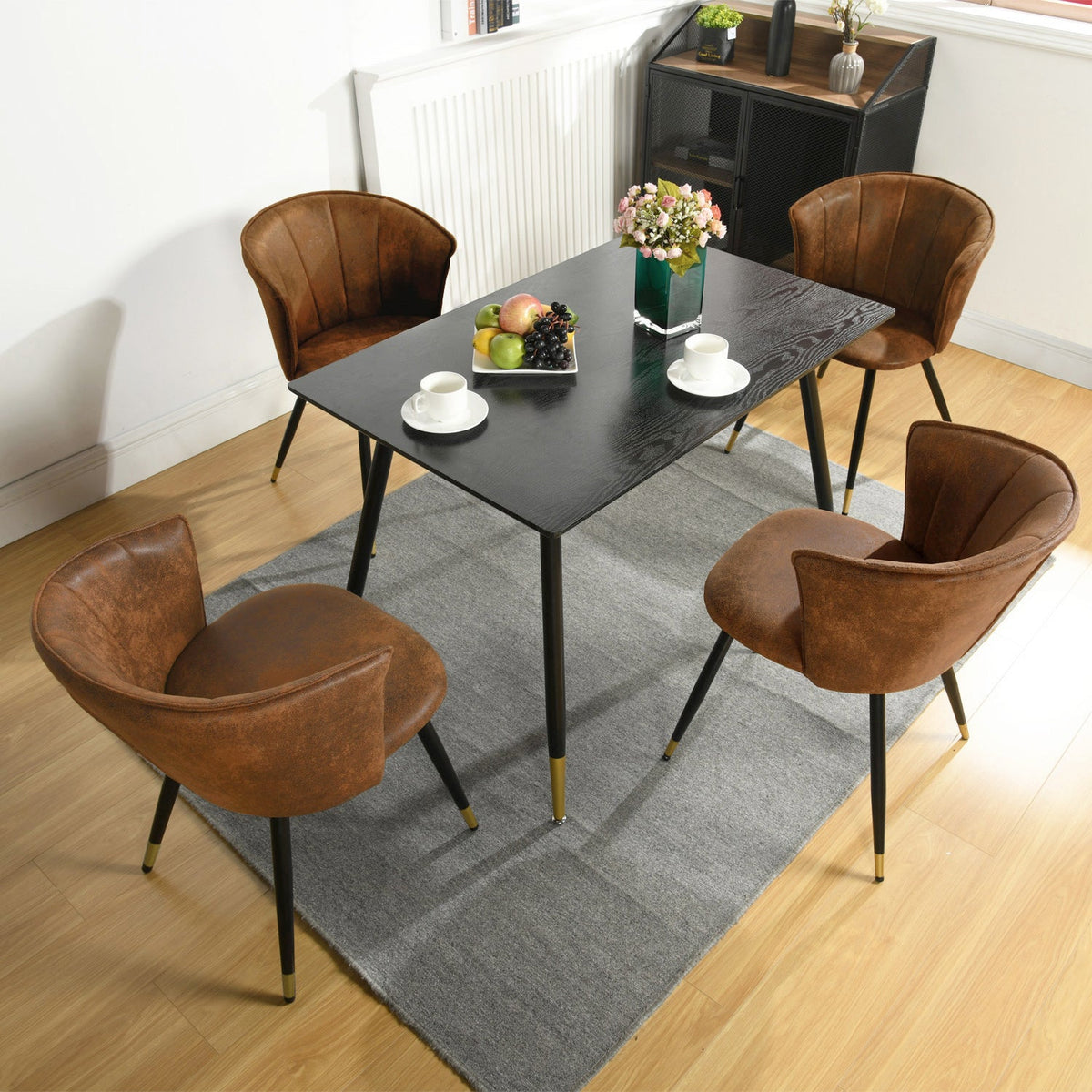 Whalen Black Wood Dining Tables
