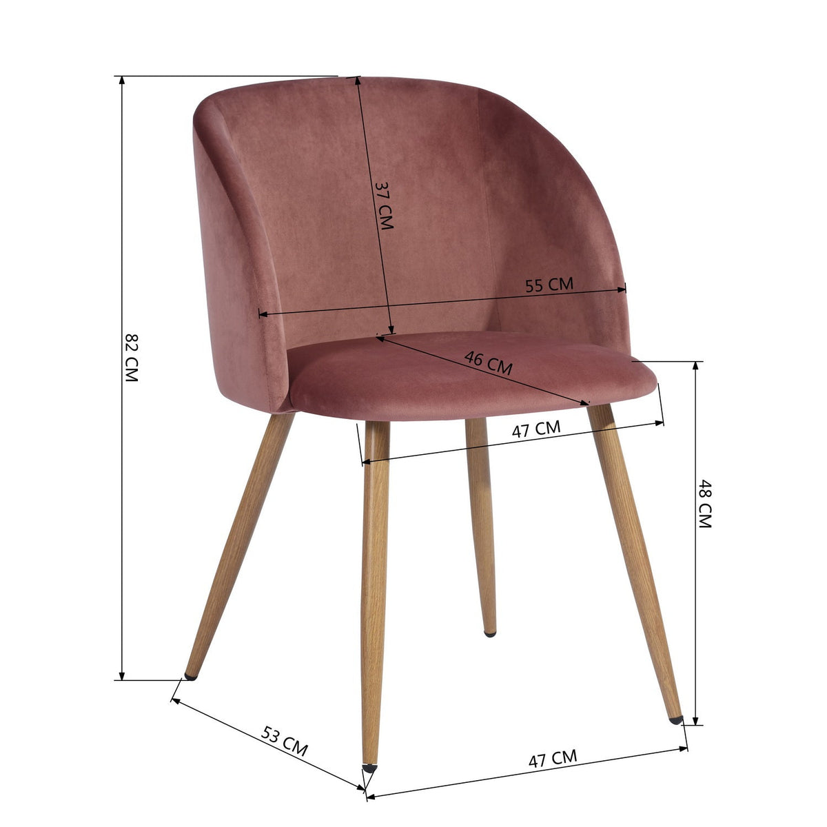 Ynez Rose Dining Chairs
