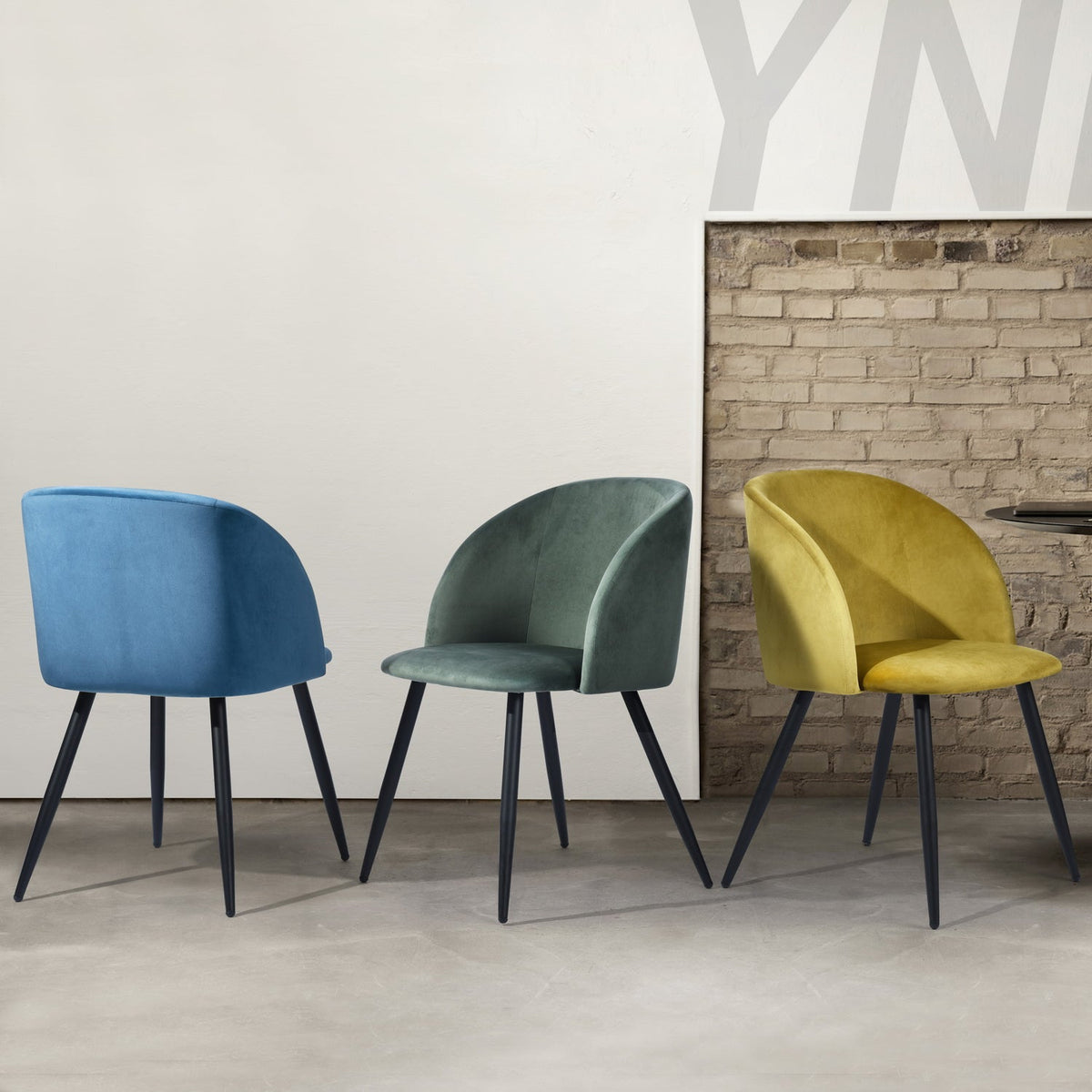 Ynez Velvet Dining Chair