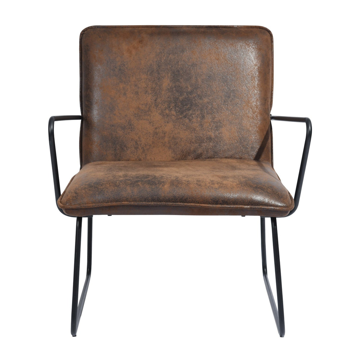 Zack Suede Accent Chair