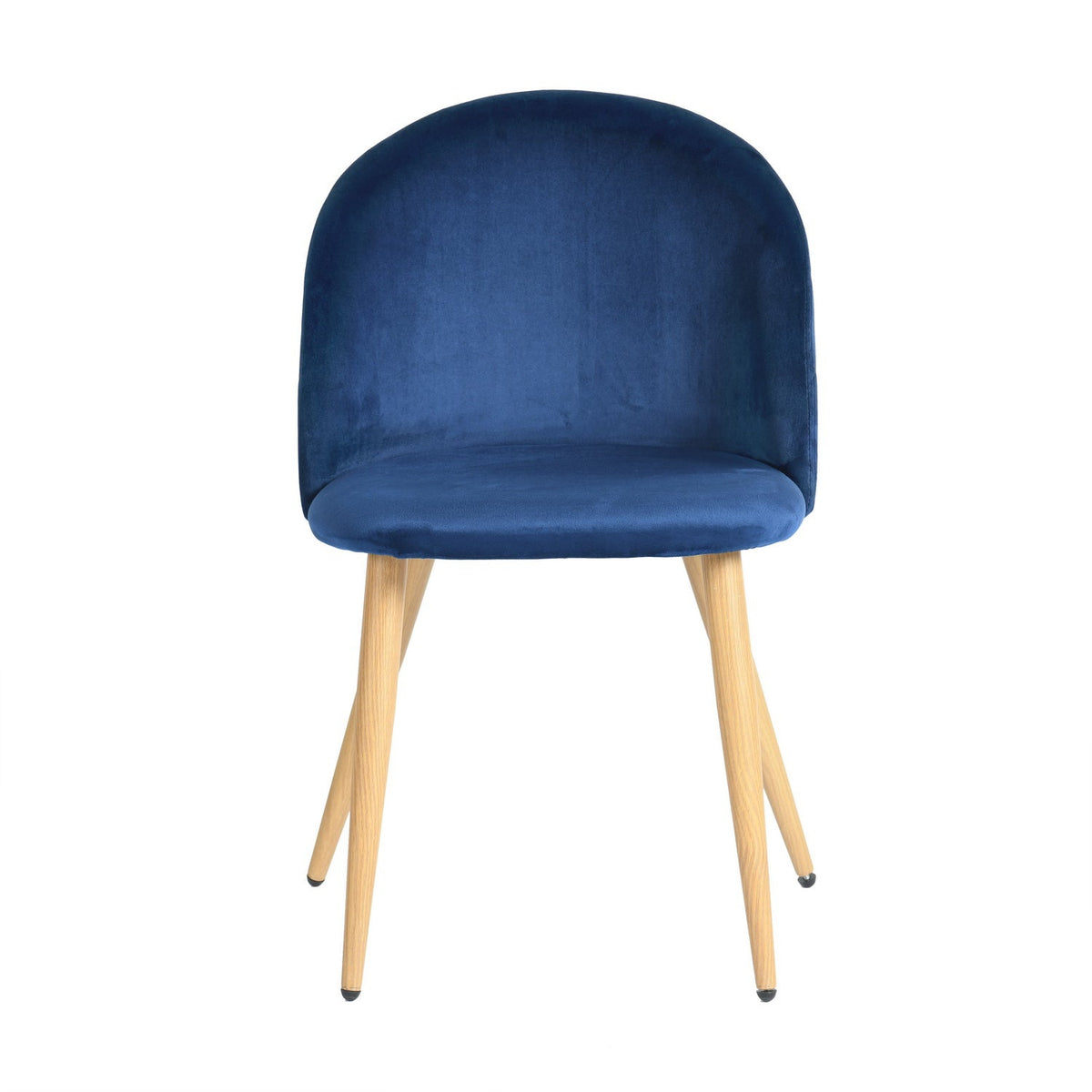 Zomba Dark Blue Velvet Ukfr Dining Chairs