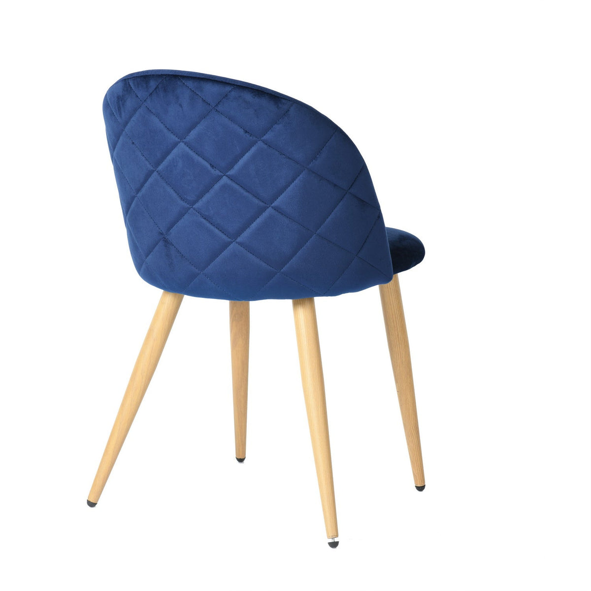 Zomba Dark Blue Velvet Ukfr Dining Chairs