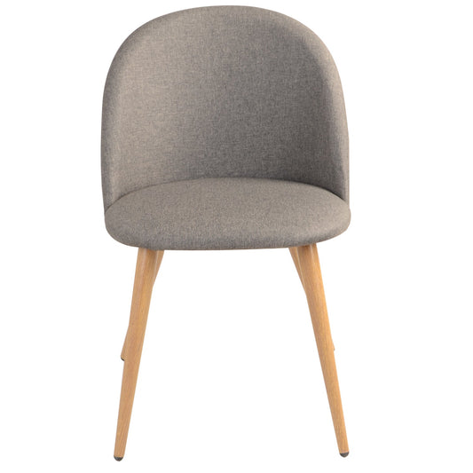 Zomba Fabric Grey Dining Chairs