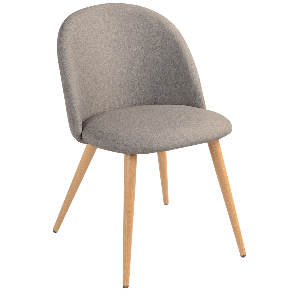 Zomba Fabric Grey Dining Chairs