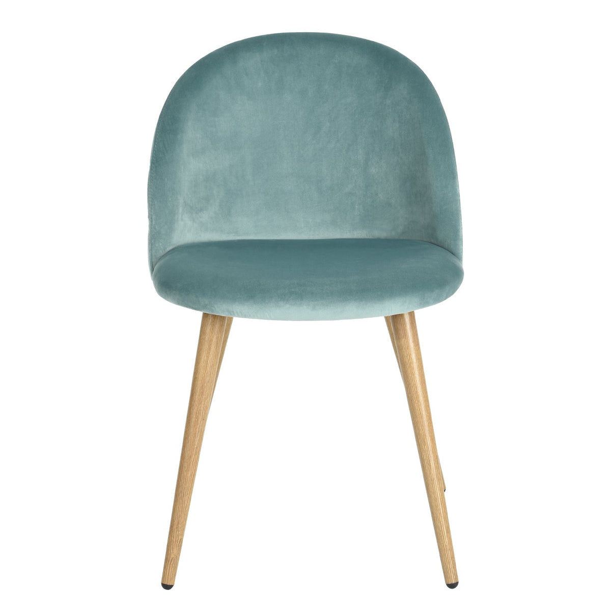 ZOMBA VELVET AQUA OAK LEG 4PCS NL