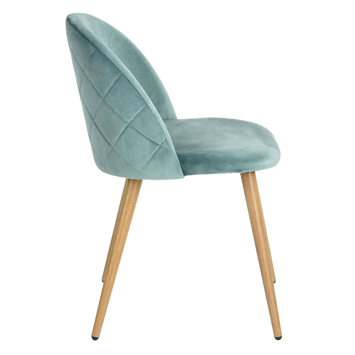 ZOMBA VELVET AQUA OAK LEG 4PCS NL