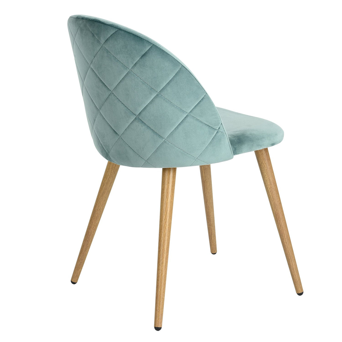 ZOMBA VELVET AQUA OAK LEG 4PCS NL