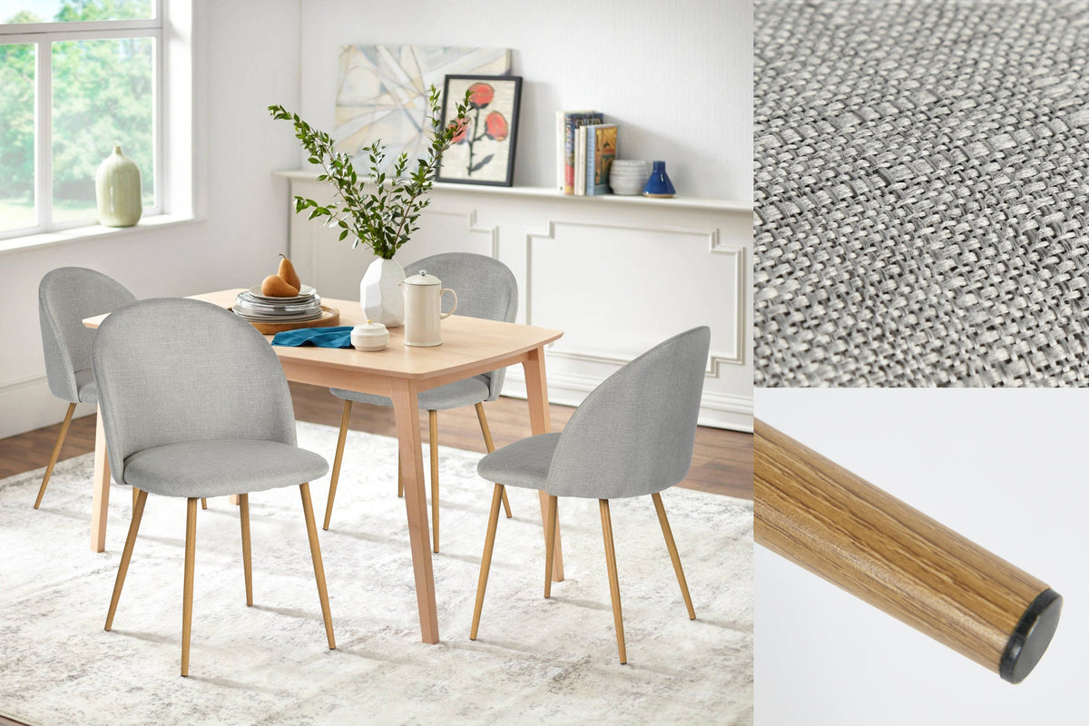 Zomba Oak Leg Dining Chairs