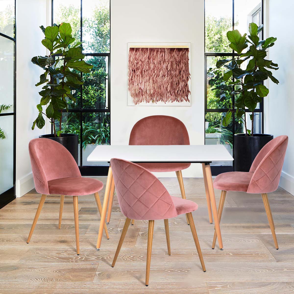 ZOMBA VELVET ROSE OAK LEG 2PCS NL (Copy)