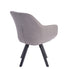 Grey Velvet Wing Dining Chairs